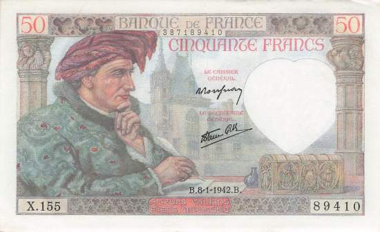 50 Francs 1942